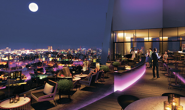 ルーフトップレストラン「クルードデッキ」