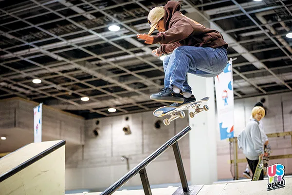 高度なテクニックを披露し、会場を沸かせた西矢糀選手