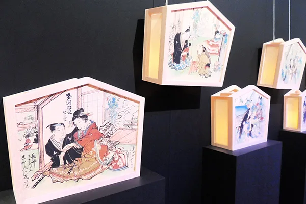 絵馬提灯「釜淵双級巴」