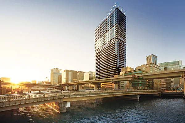 堂島にマンションとホテルの複合施設　161mの超高層タワー