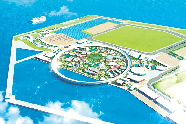 人工島・ 夢洲 （此花区）の万博会場