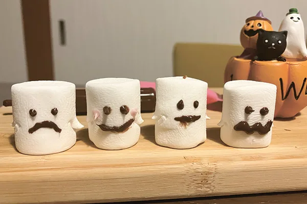 おばけマシュマロ