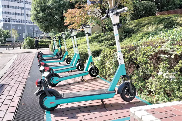 レンタルできる電動キックボード（イメージ）