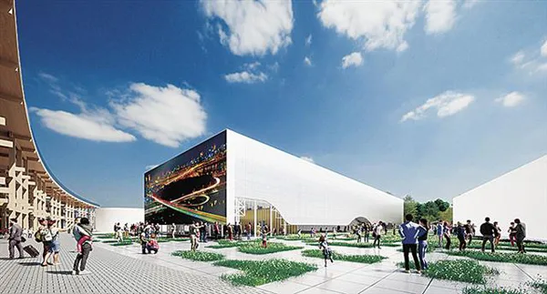 韓国パビリオンの完成イメージ図(KOTRA提供)