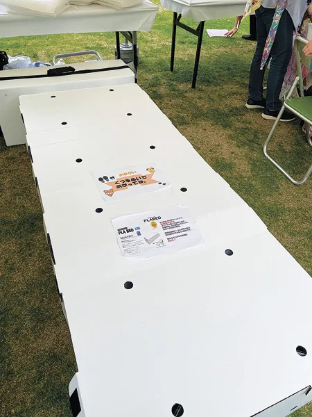 簡易ベッドは折り畳み式、組み立て式など3タイプ