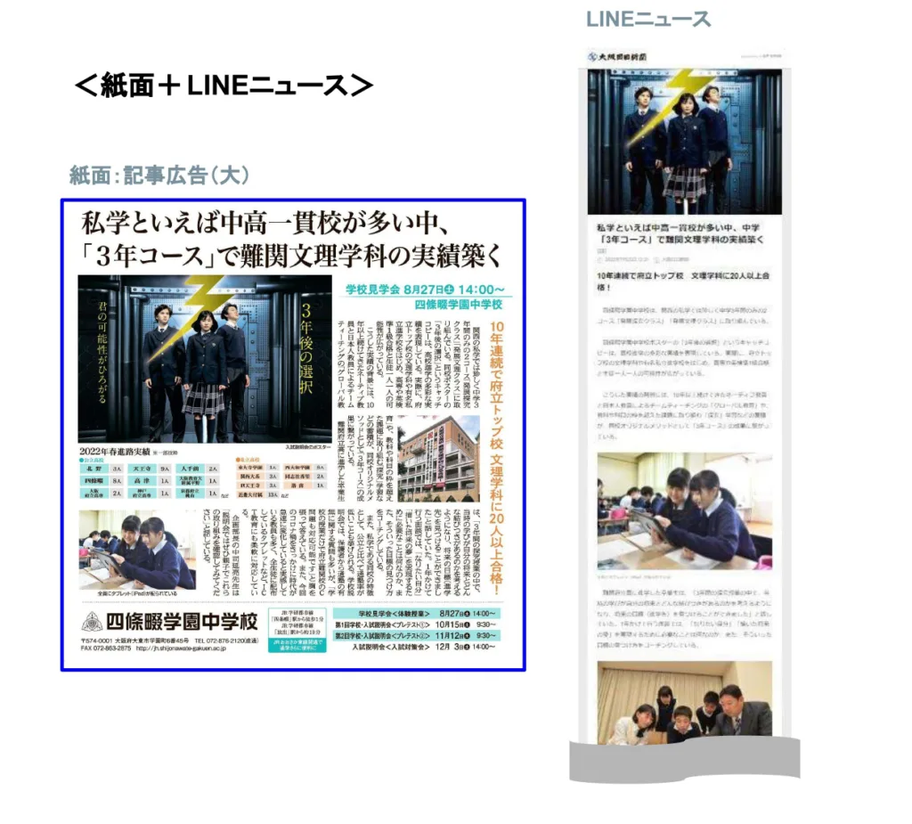 ●四條畷学園中学校さま(私立学校)