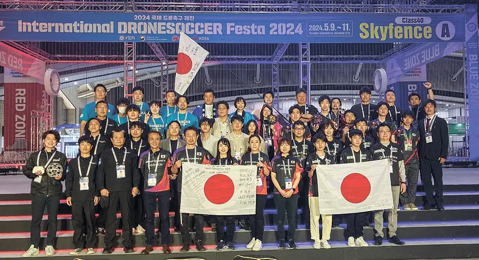 日本代表チームとして世界大会に出場した時の様子