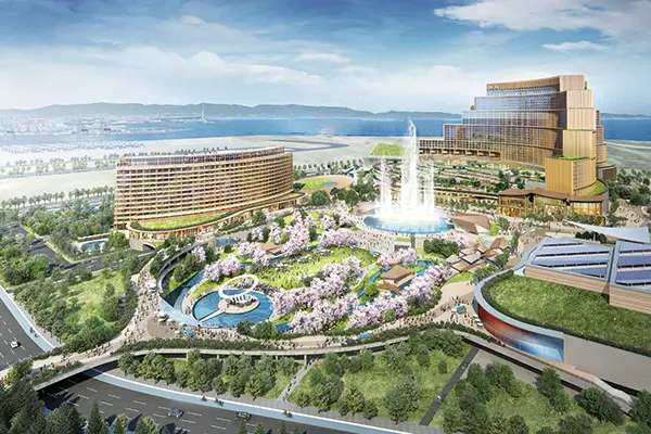 大阪府・市が誘致するカジノを含む統合型リゾート施設（IR）のイメージ（大阪IR株式会社提供）