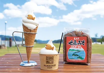 名物「世屋みそソフトクリーム」