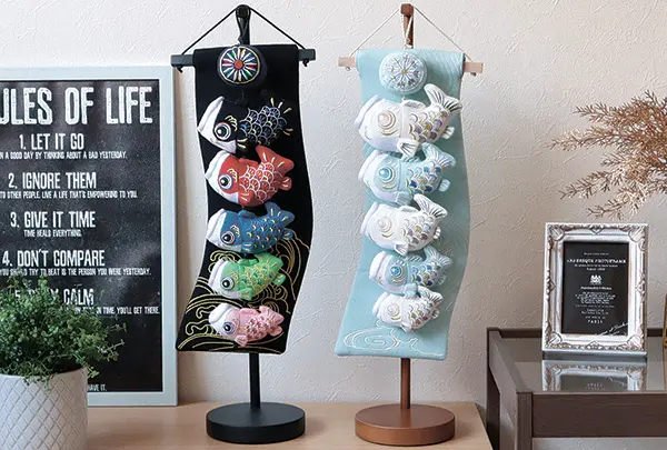 卓上鯉のぼり五匹