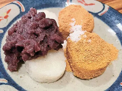 出入橋きんつば屋で夏季限定で販売される冷やし和菓子「しがらき」