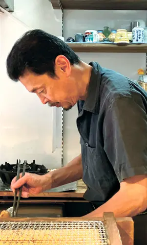 「イメージは秘密基地」と西上さん。寡黙に見えて、ものすごく気さくな人柄