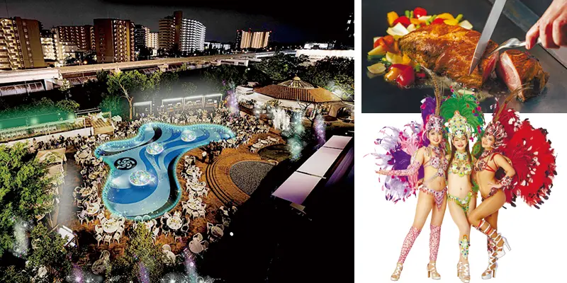 千里阪急ホテル プールサイド