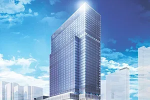 南東から見たJPタワー大阪の外観イメージ