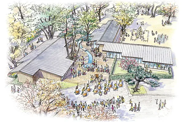 施設予想パース（RETOWN・E-DESIGN共同事業体提供)