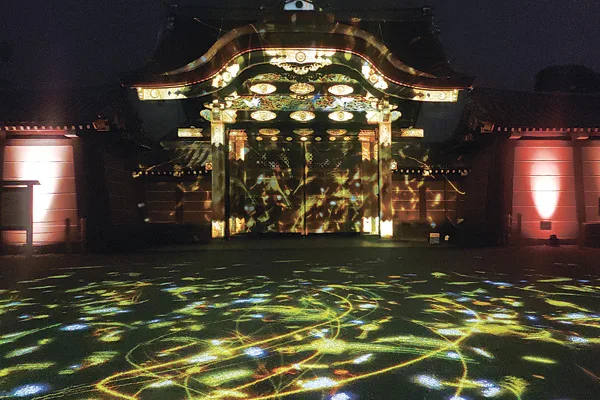 唐門のプロジェクションマッピング