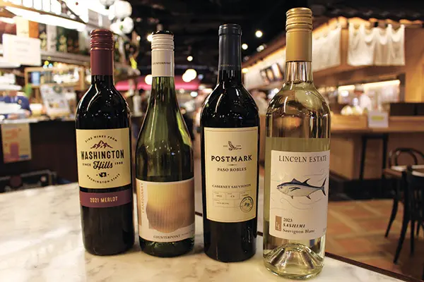 チーズと相性のいいワインがそろっている