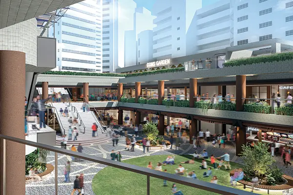 コムズガーデンがリニューアル