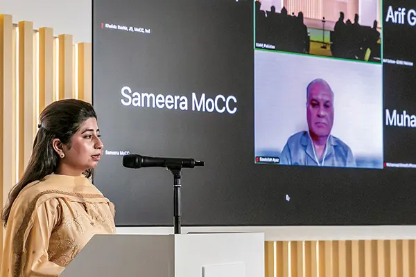 パキスタンが主催した気候変動に関するパネルディスカッション＝5月16日、大阪・関西万博会場